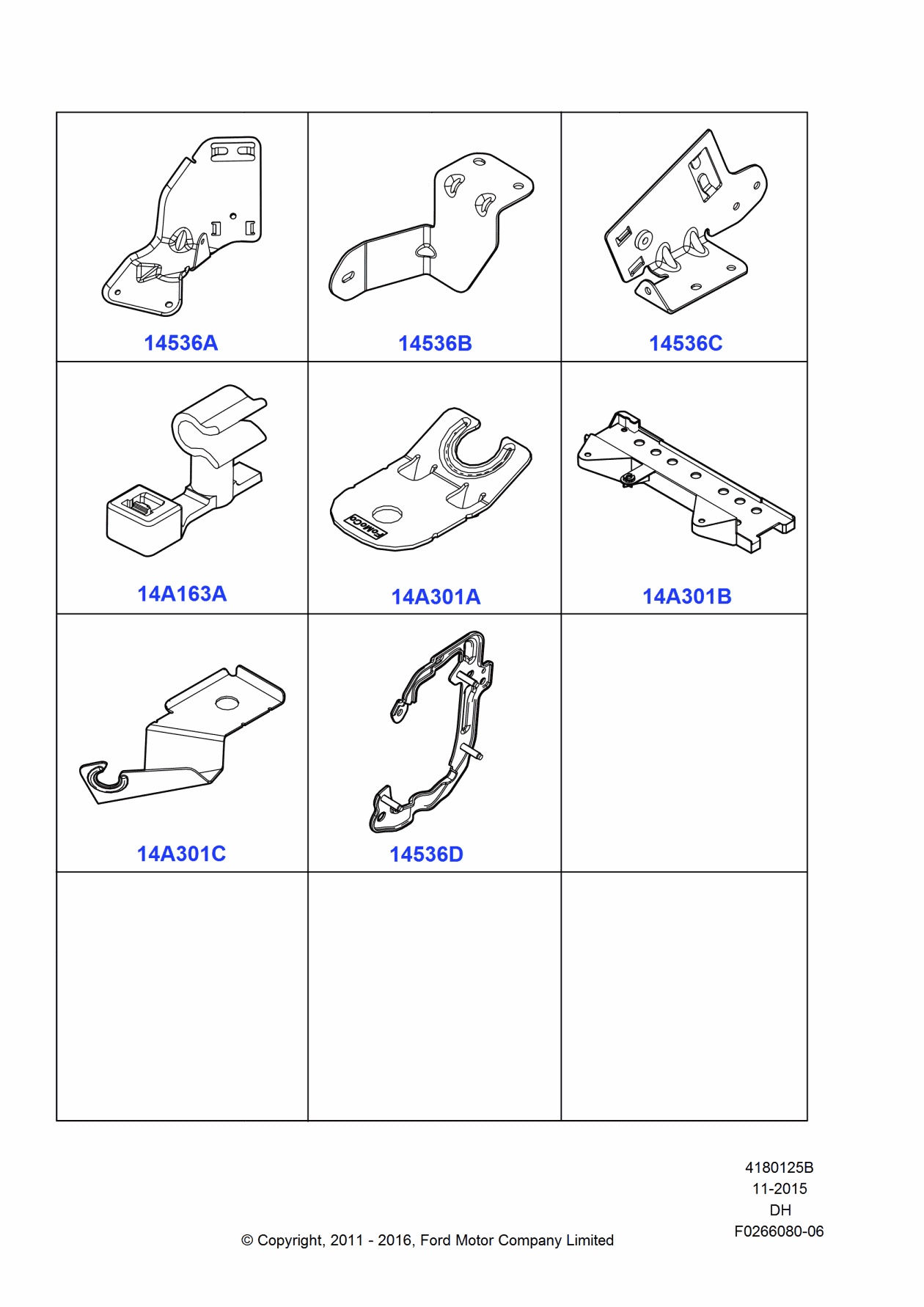 Ford BV6Z-14A301-A Bracket - Relay