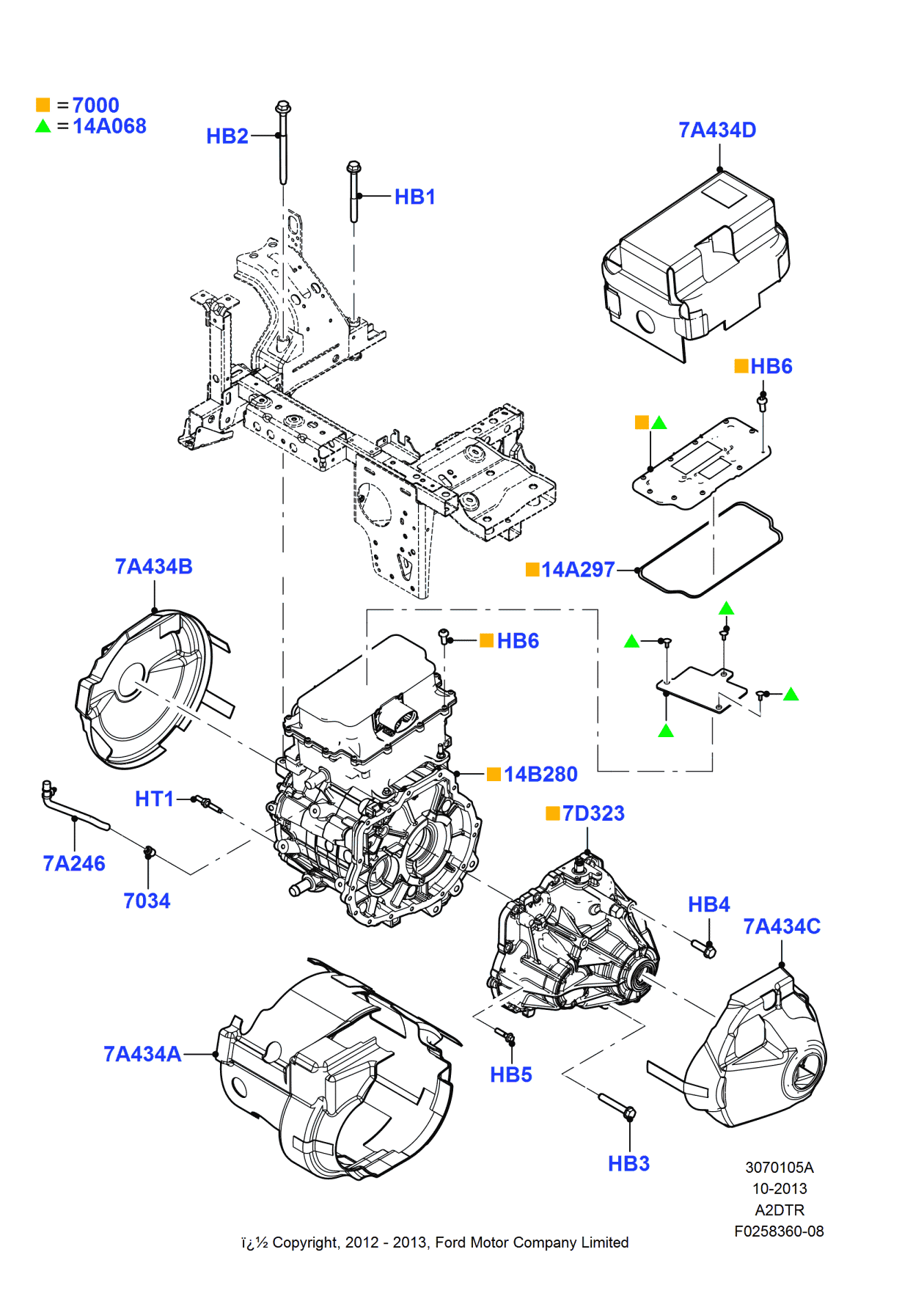 Ford CM5Z-7D323-D Kit - Transmission Gear
