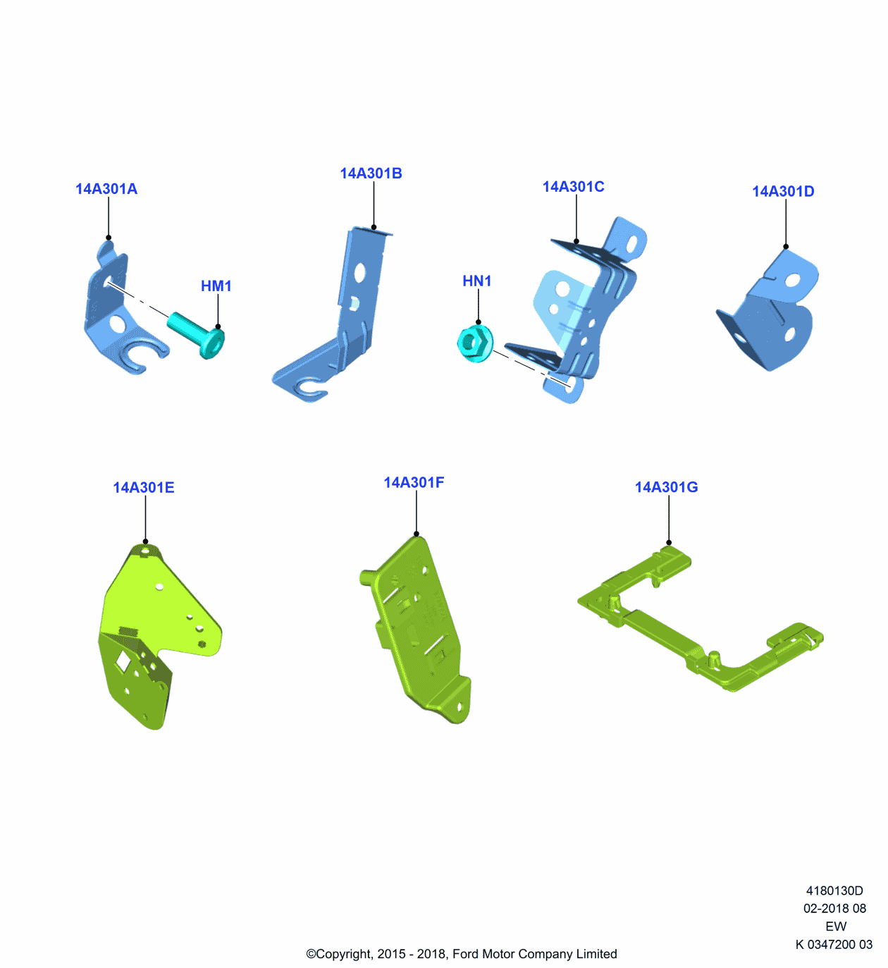 Ford AV6Z-14A301-S Bracket - Relay