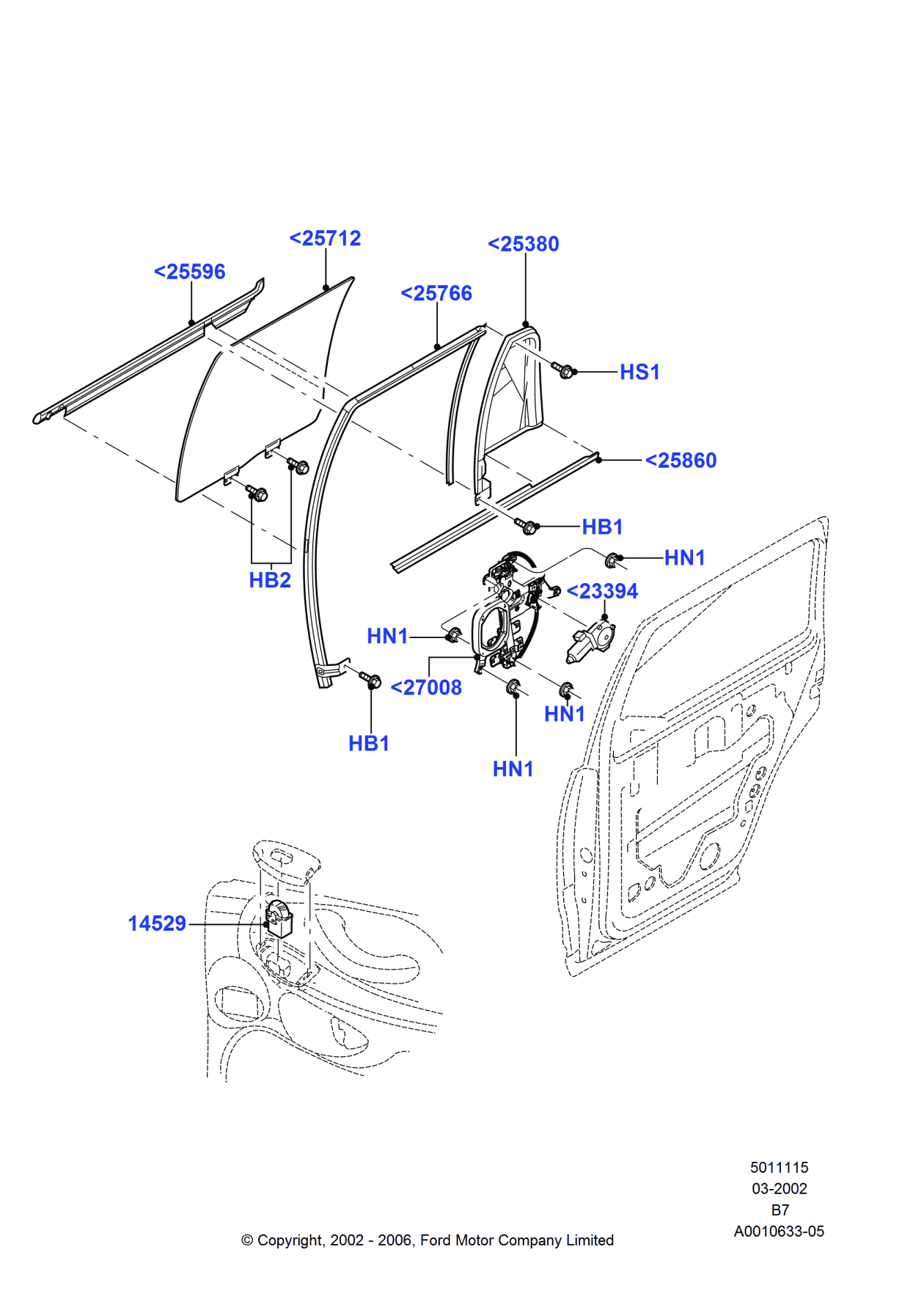 Ford -W504041-S309 Screw