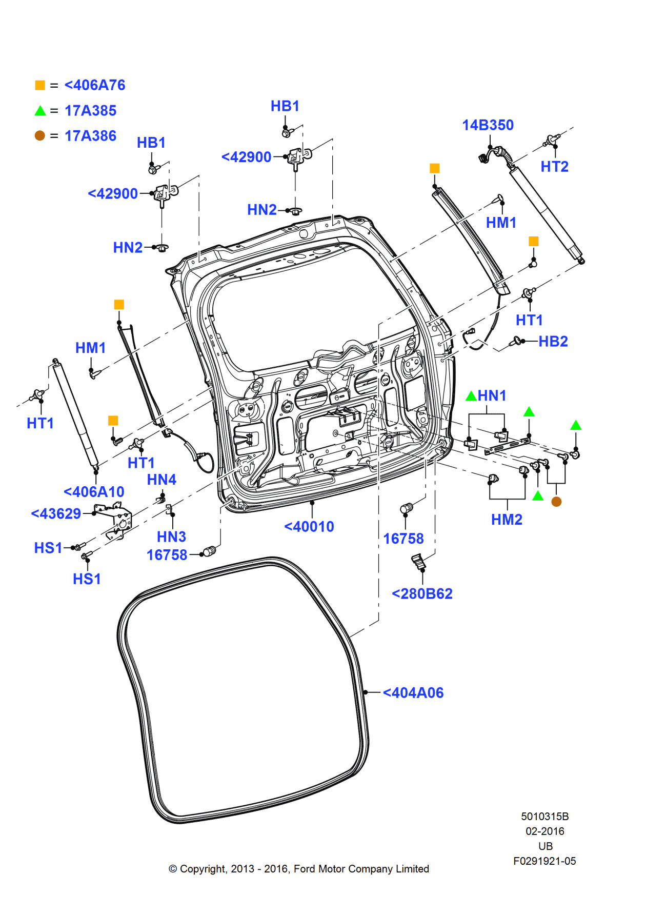 Ford -W708881-S437 Bolt