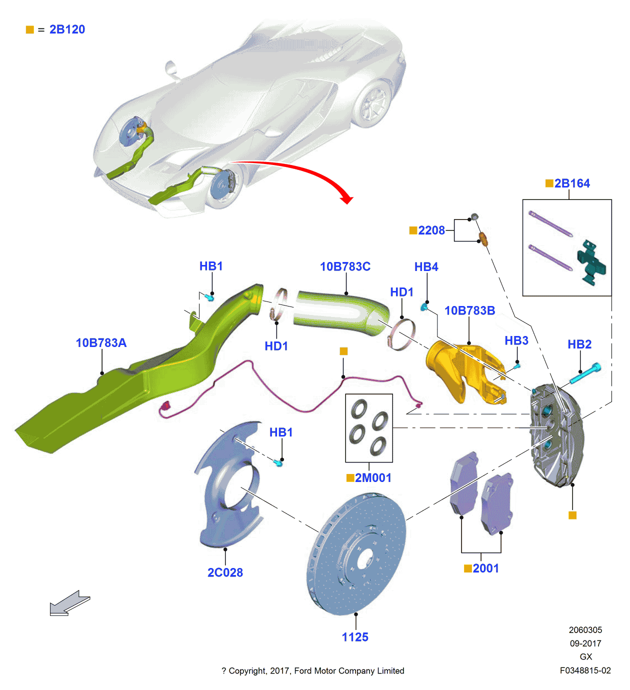 Ford HG7Z-2C110-A Tube