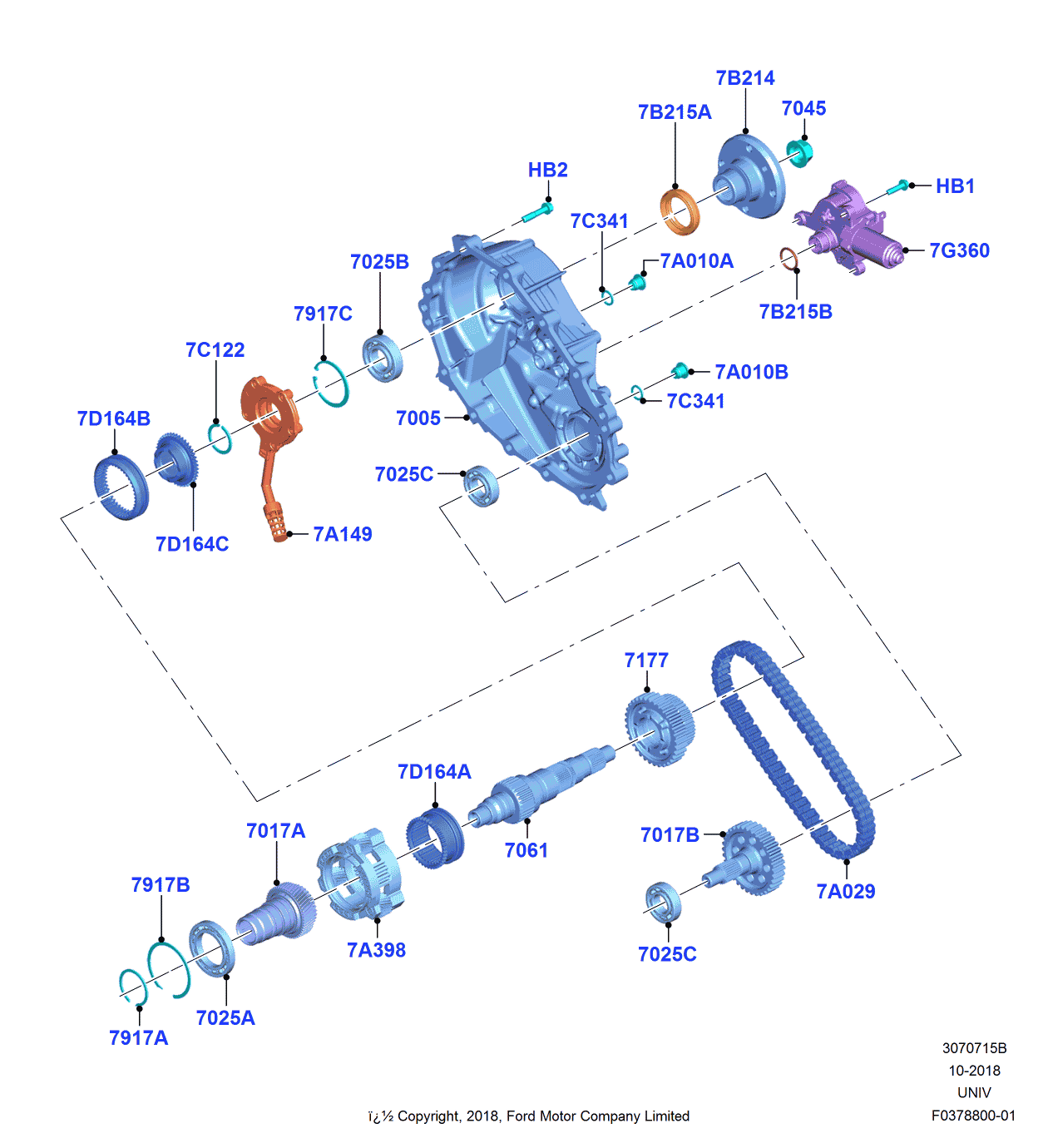 Ford AB3Z-7917-G SNAP RING