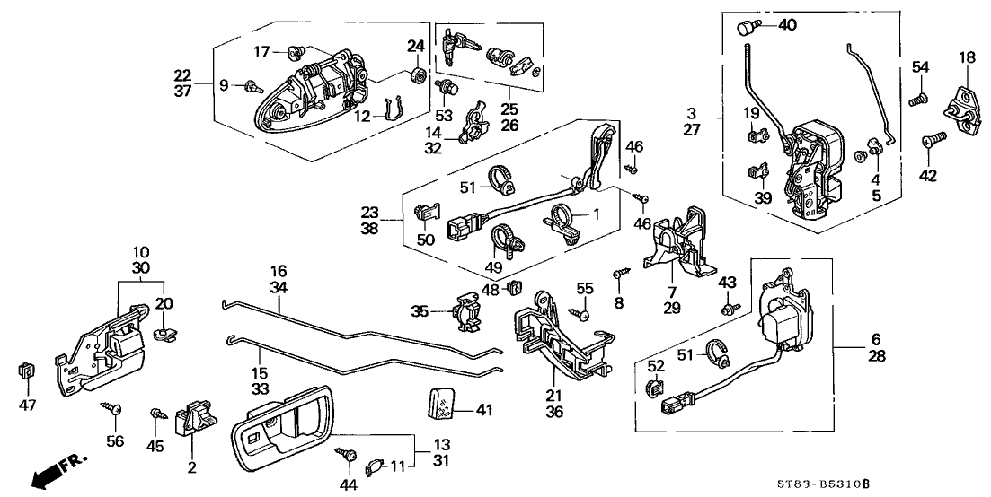 Acura 72157-ST8-A02 Protector, Driver Side Door Lock