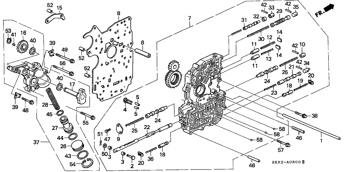 Acura 27800-PR0-850 Body Assembly, Second Accumulator