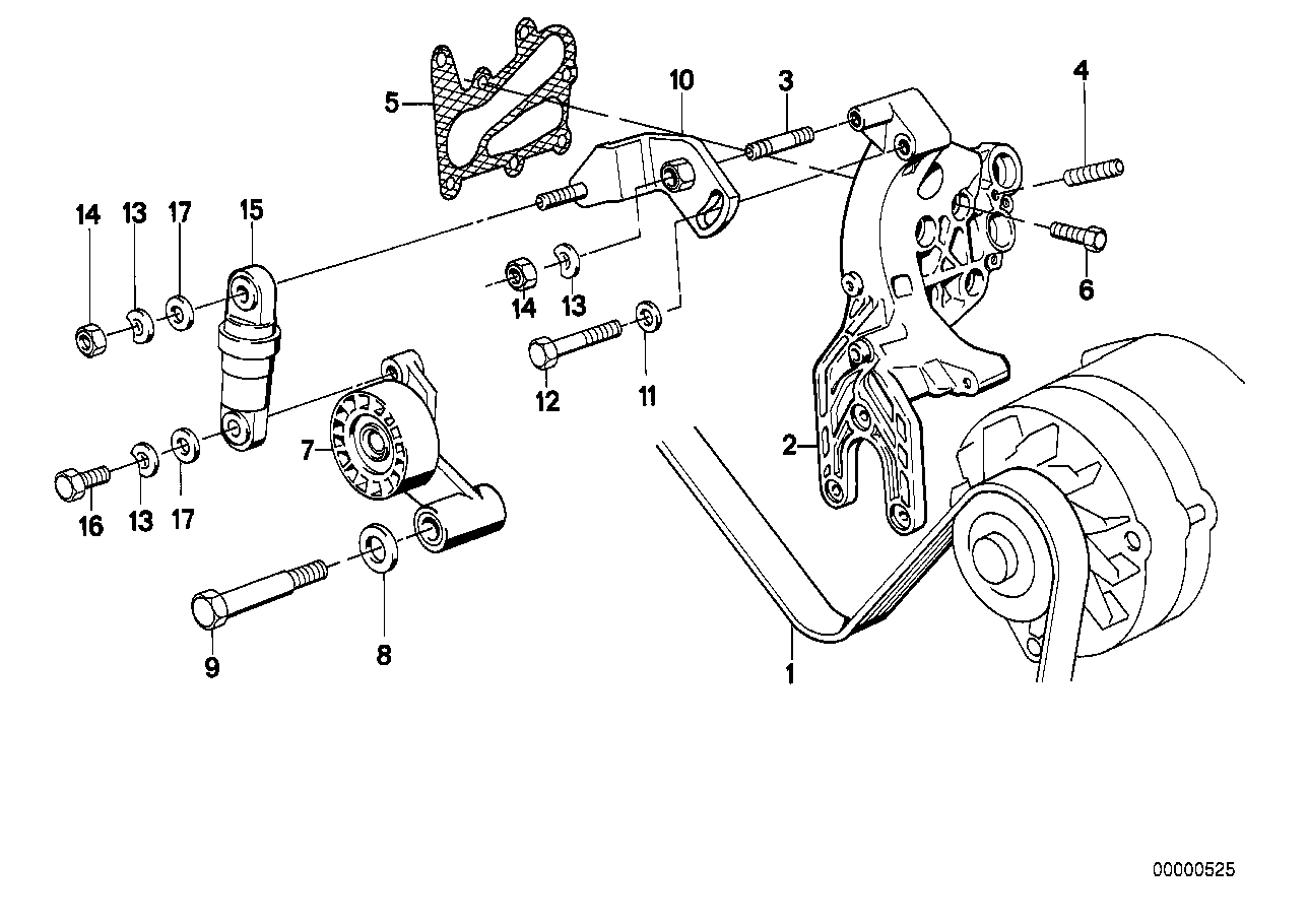 BMW 07-11-9-912-517 Hex Bolt
