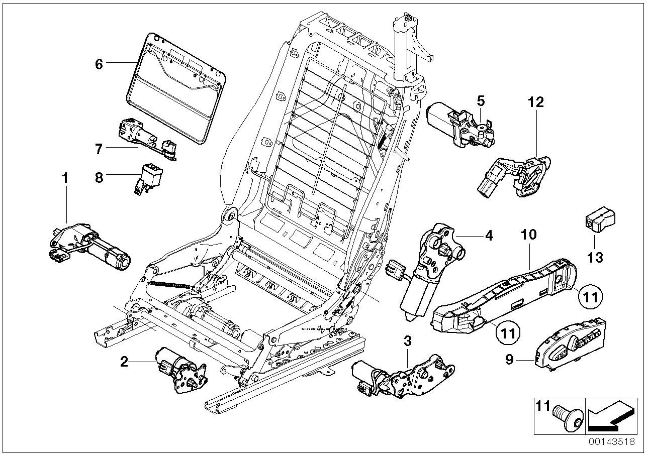 BMW 07-14-9-168-393 Torx Screw