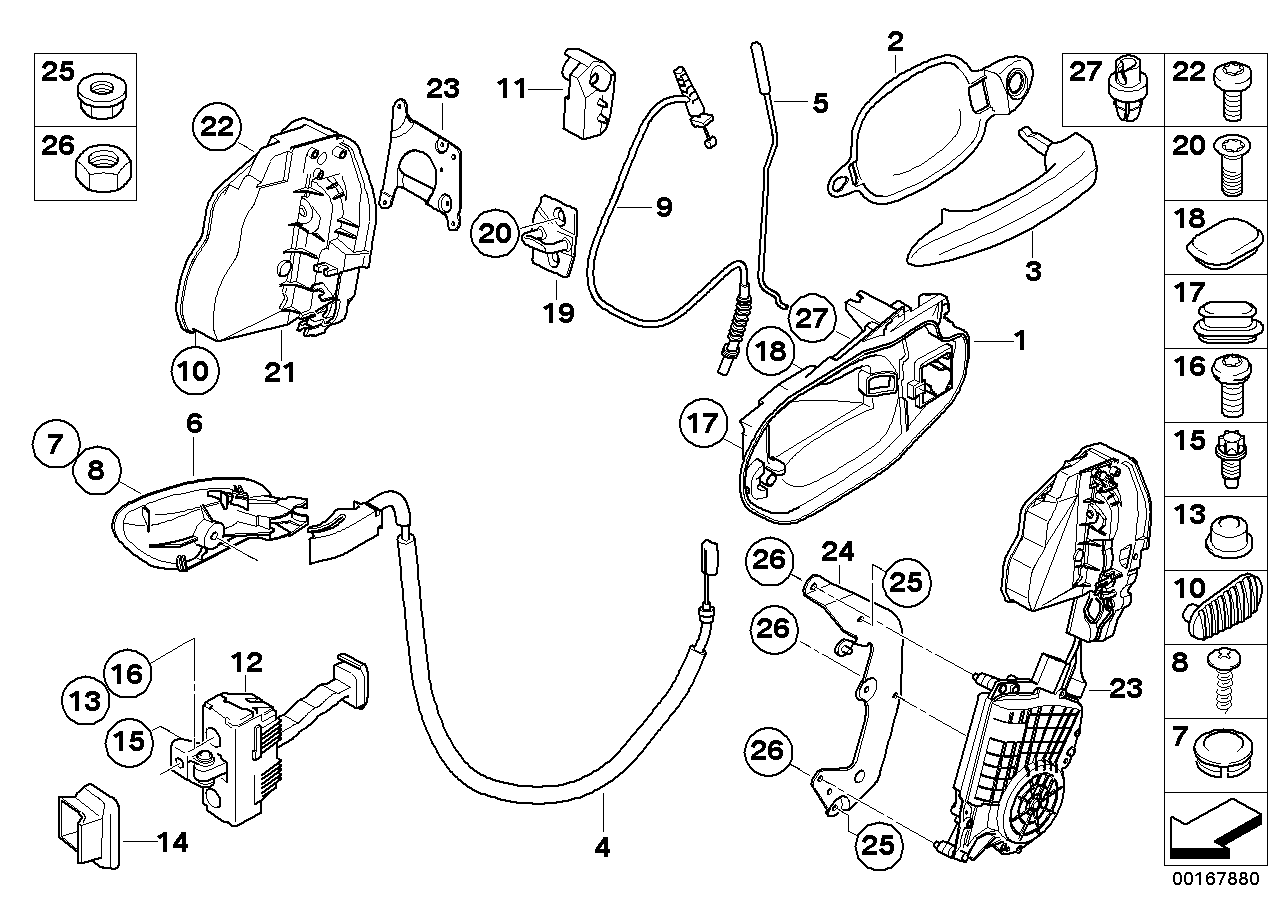 BMW 51-21-7-174-635 Adapter Plate, Left