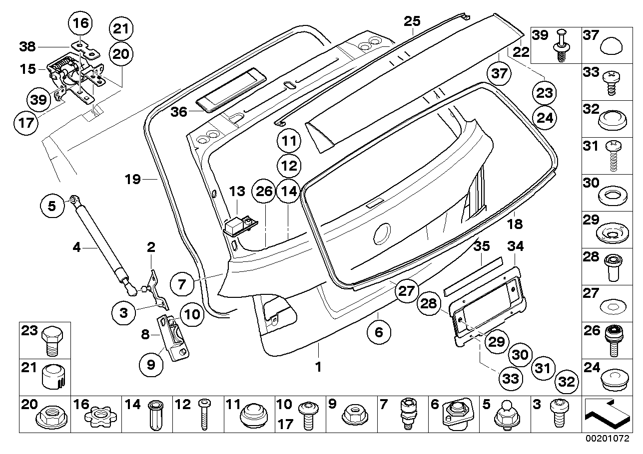 BMW 51-31-7-127-101 Adjusting Plate