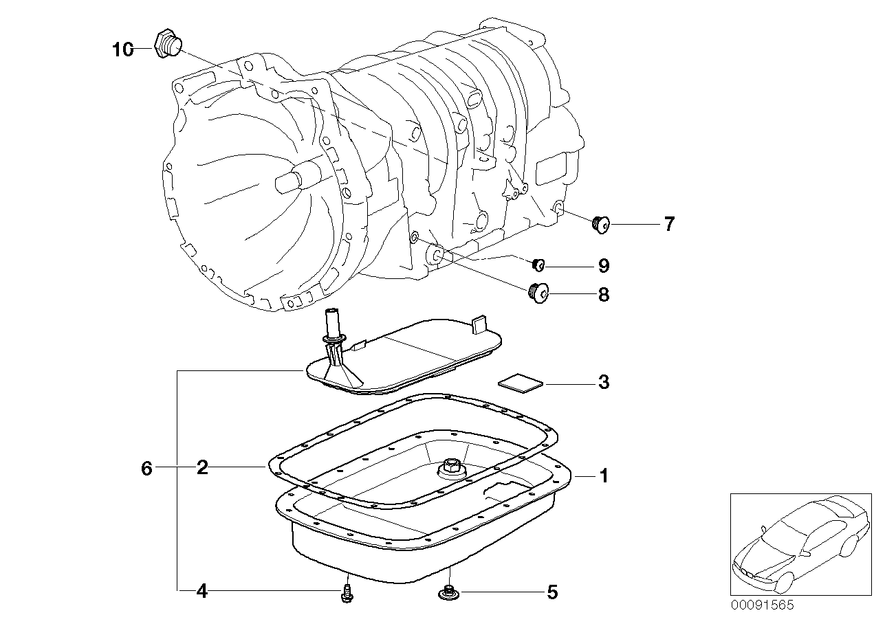 BMW 24-11-7-533-656 Screw Plug, Inner Hexagon