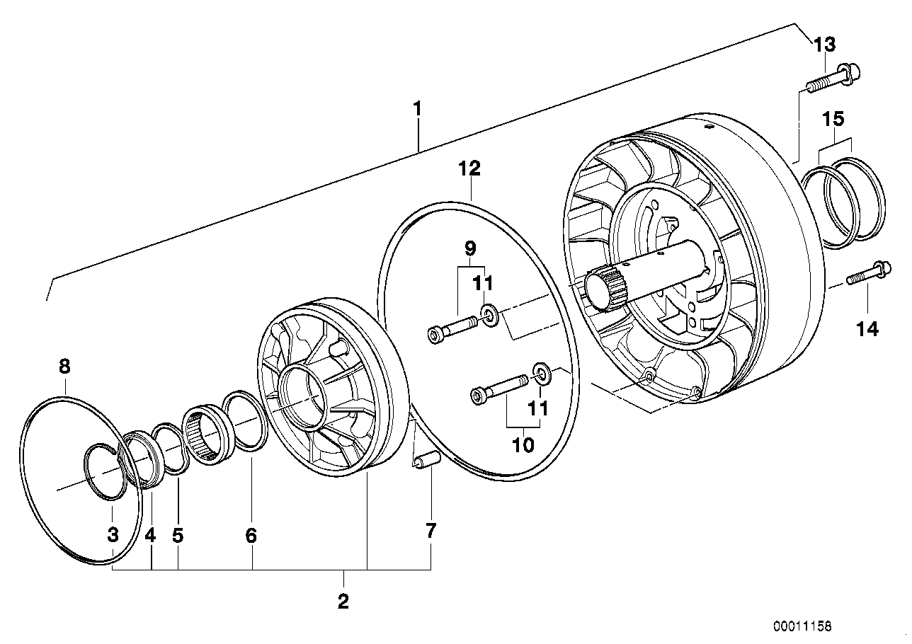 BMW 24-31-1-421-073 Torx Bolt
