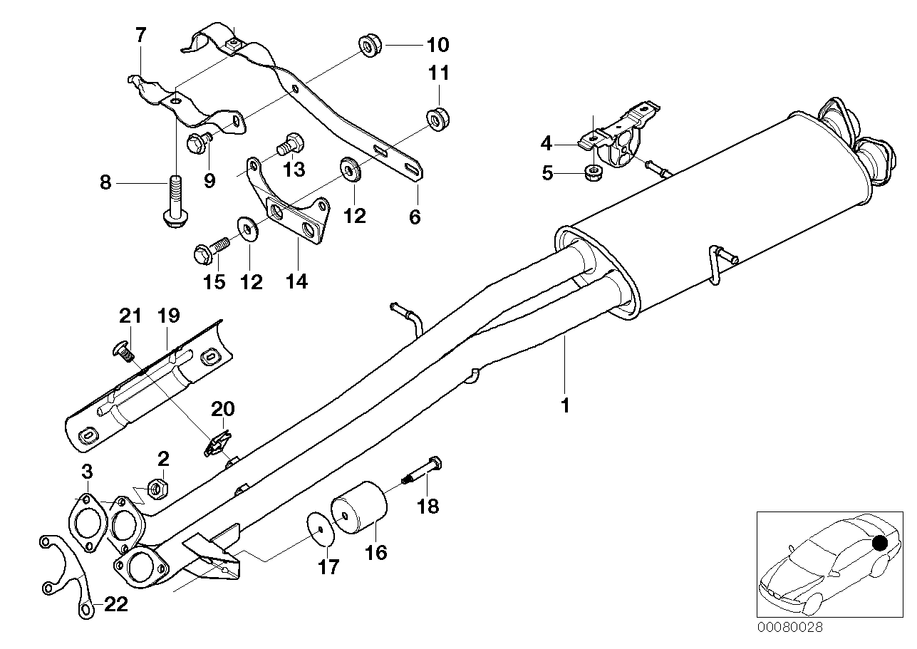 BMW 18-31-7-502-869 Clamp
