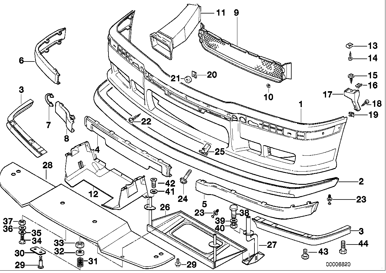 BMW 07-11-9-901-316 Countersunk Screw