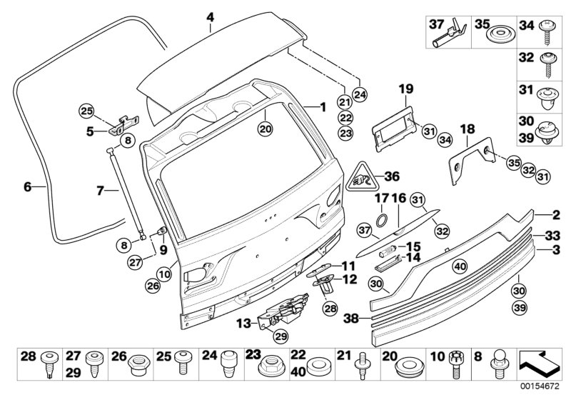 BMW 51-71-3-405-277 Adjuster Screw