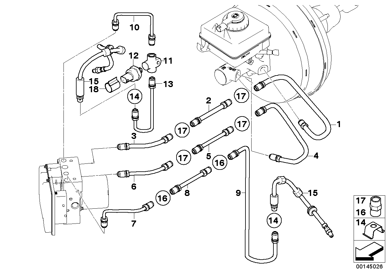 BMW 34-33-6-760-914 Distribution Piece