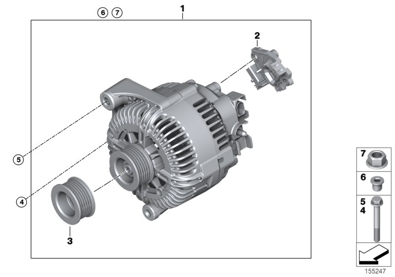 BMW 12-31-7-546-424 Threaded Bush