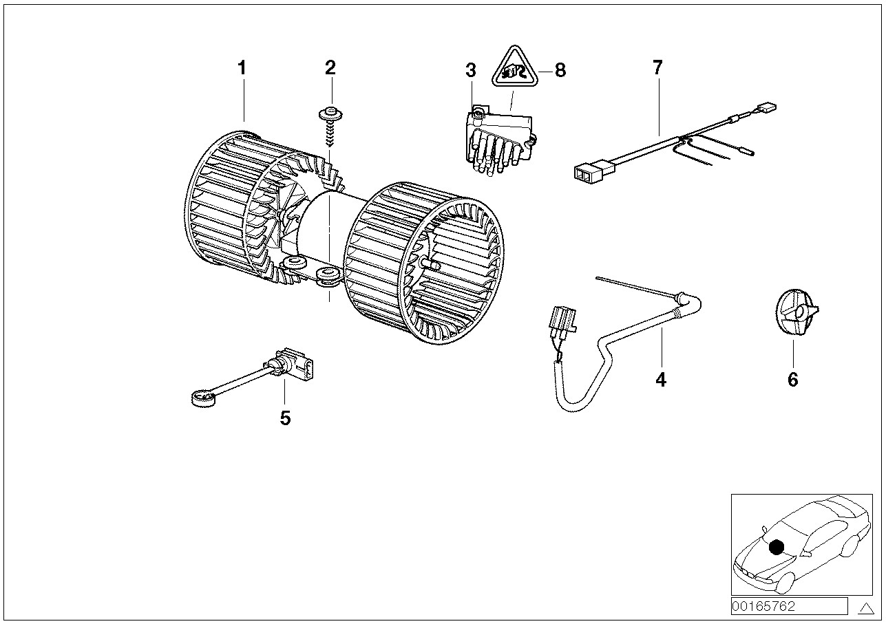BMW 64-11-8-391-922 Screw