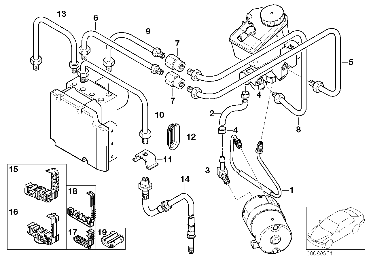 BMW 32-41-1-172-711 Hose Clamp
