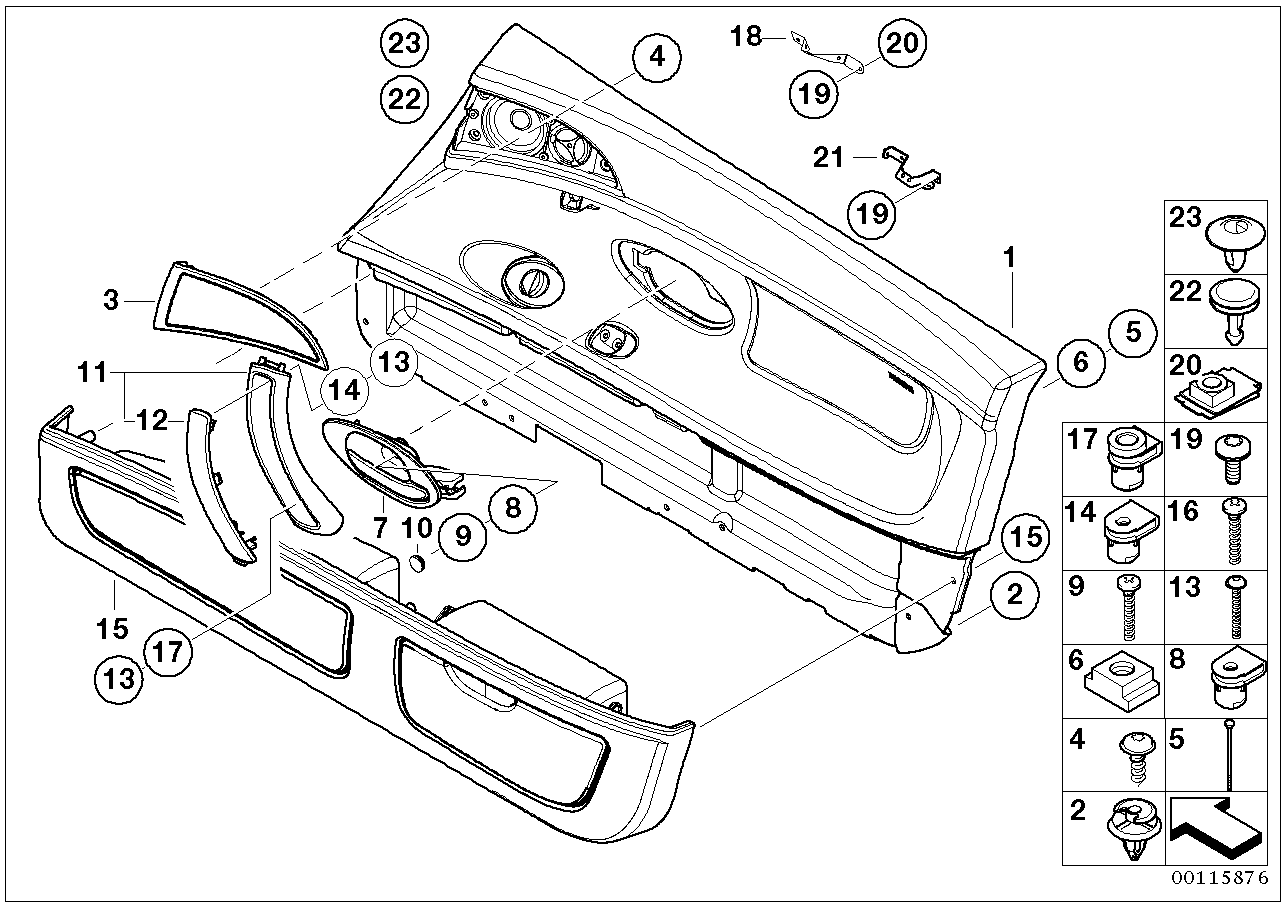 BMW 07-14-9-149-259 Fillister Head Screw