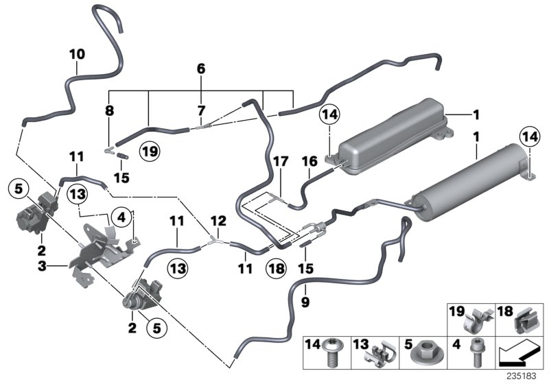 BMW 13-71-7-577-742 Connection Pipe Y