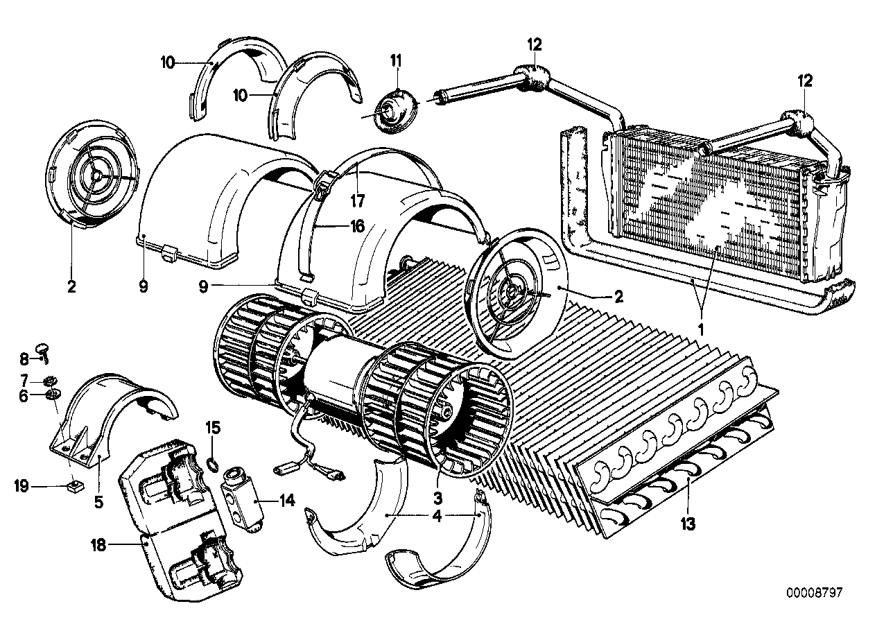 BMW 64-11-1-365-606 Tension Strap