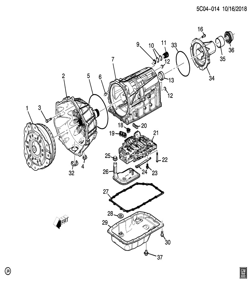 GM 24272475 Seal Kit, Automatic Transmission Service