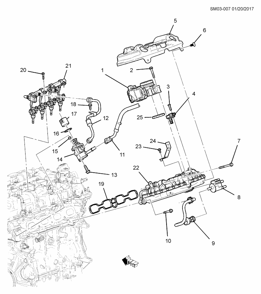 GM 12682079 Fuel Pump