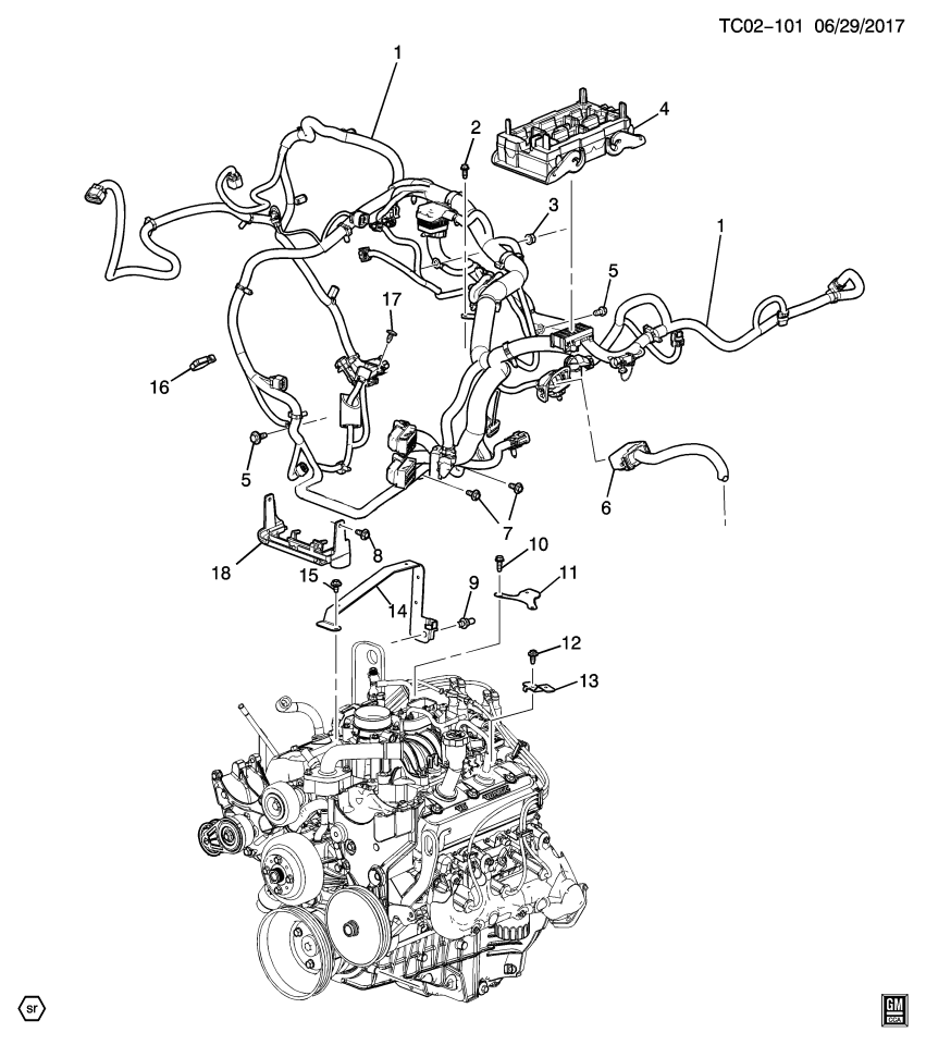 GM 22777050 Harness Asm-Engine Wiring