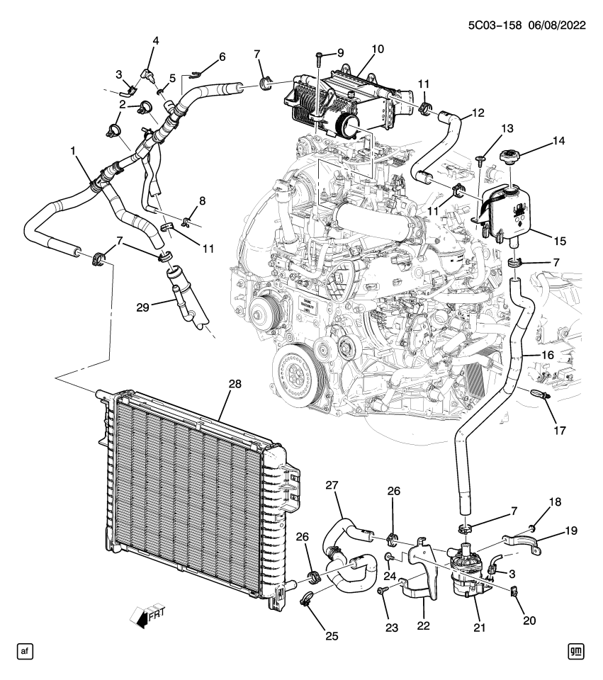 GM 11602554 RETAINER, ENG COOL TEMP SEN