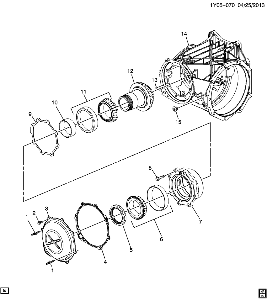GM 19302471 Shim, Differential Pinion Gear (1.1176Mm)