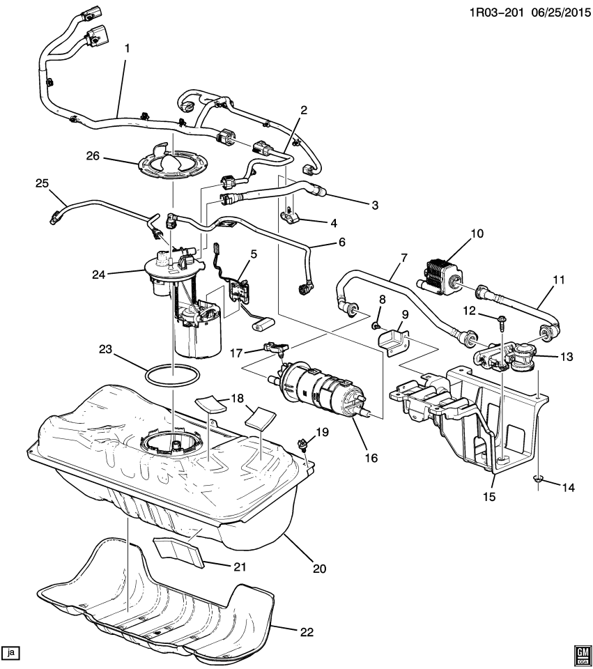 GM 84381370 HARNESS ASM-EVAP EMIS CNSTR VAC LEAK PM