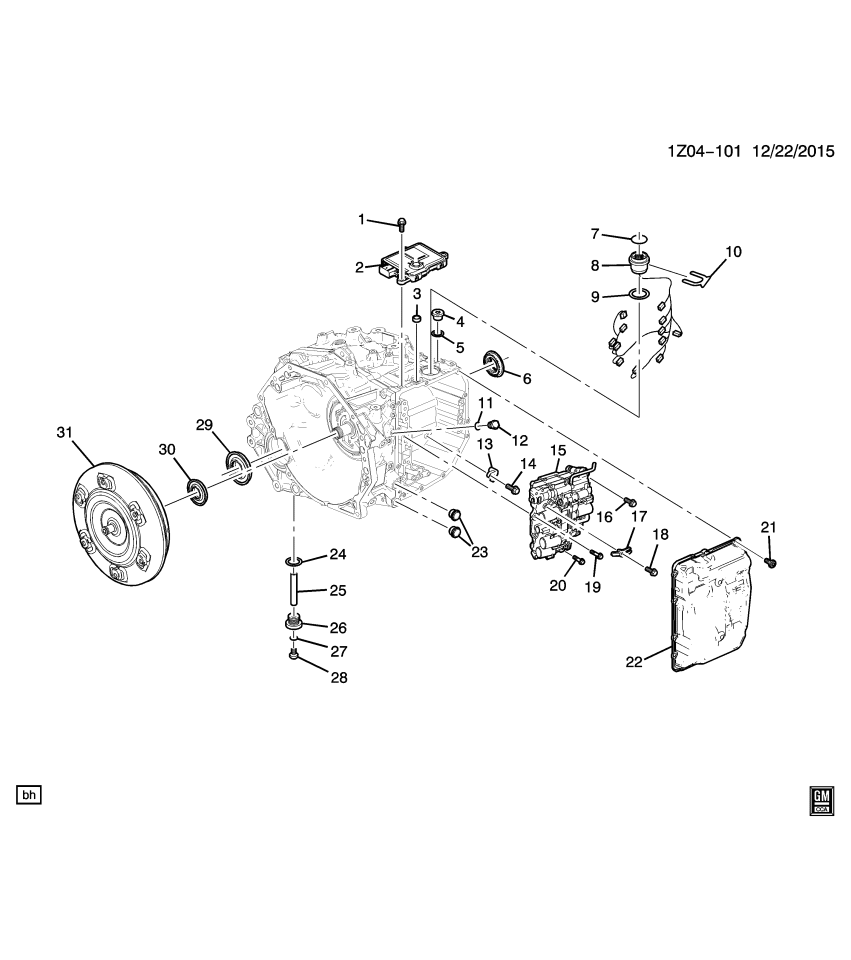 GM 24276482 Tube-Trans Fluid Filler Overflow