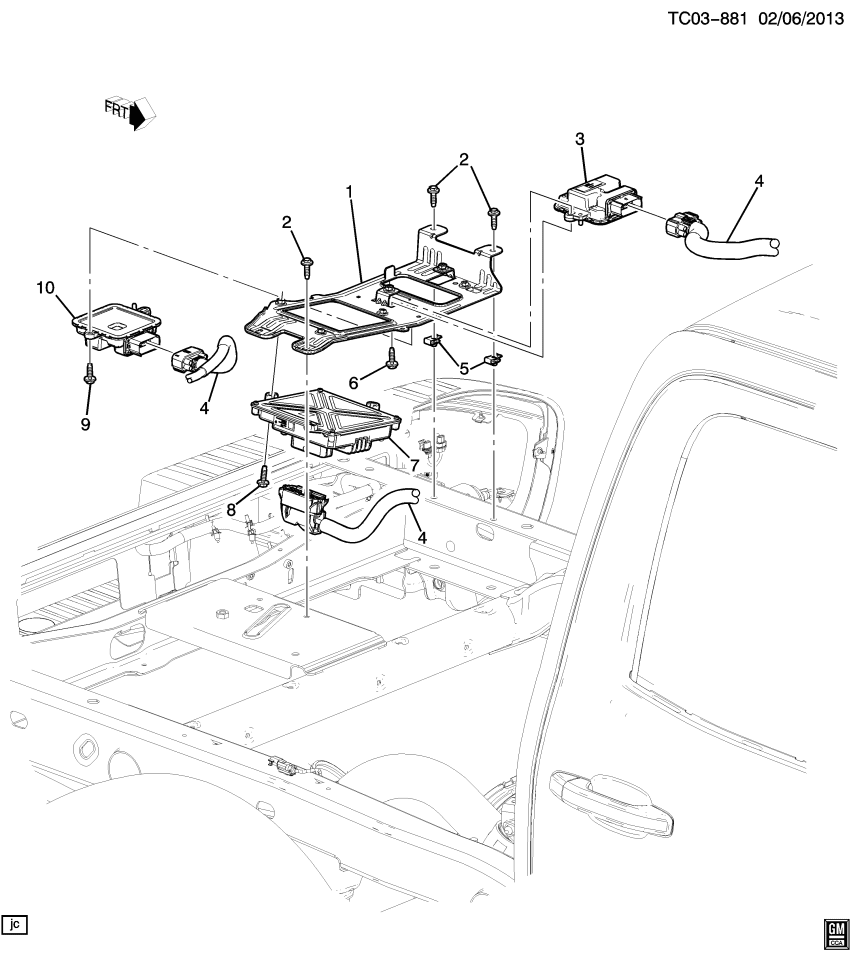 GM 84284770 Module Asm-Chassis Control