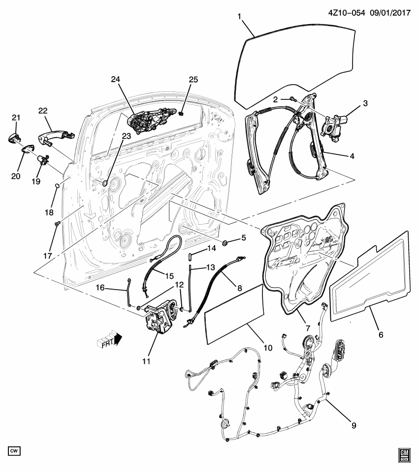 GM 39153886 Water Deflector
