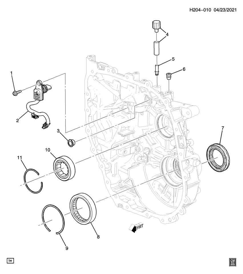 GM 24042033 BEARING ASM-A/TRNS DIFF FINAL DRV P/GR