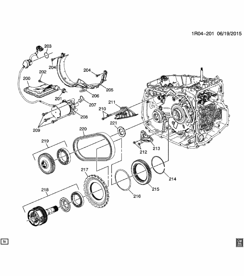 GM 24274990 Carrier Asm-Input