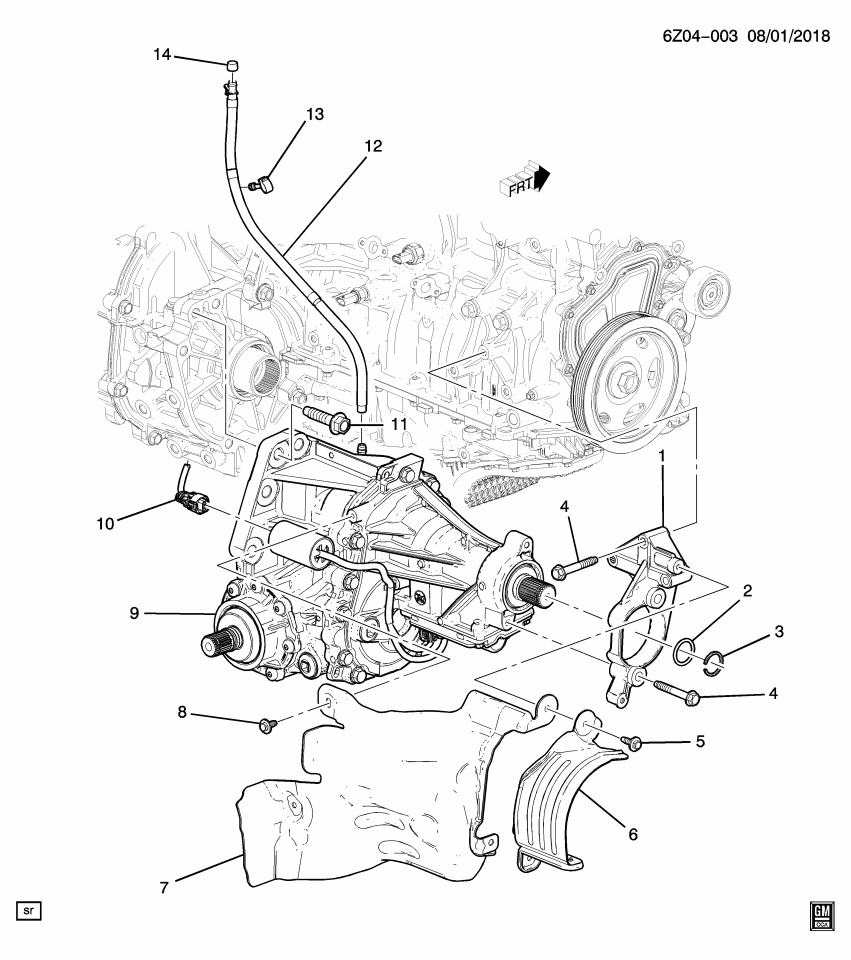 GM 84889494 SHIELD-PWR TRFER U HT
