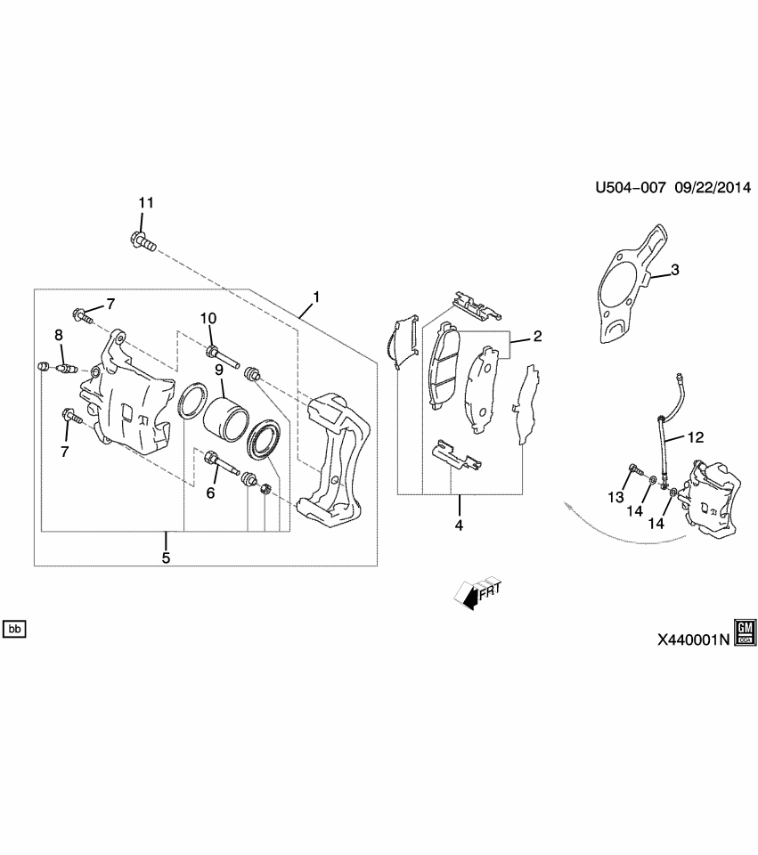 GM 19317945 Caliper Piston
