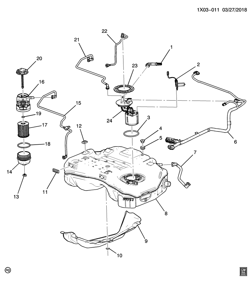 GM 84067915 Vent Asm-Fuel Tank