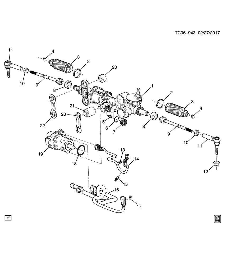 GM 84176593 Bracket, Steering Gear<See Guide/Contact Bfo>