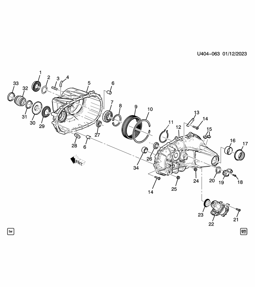 GM 84477165 GASKET-TRFER CASE TWO/FOUR WHL DRV ACTR P