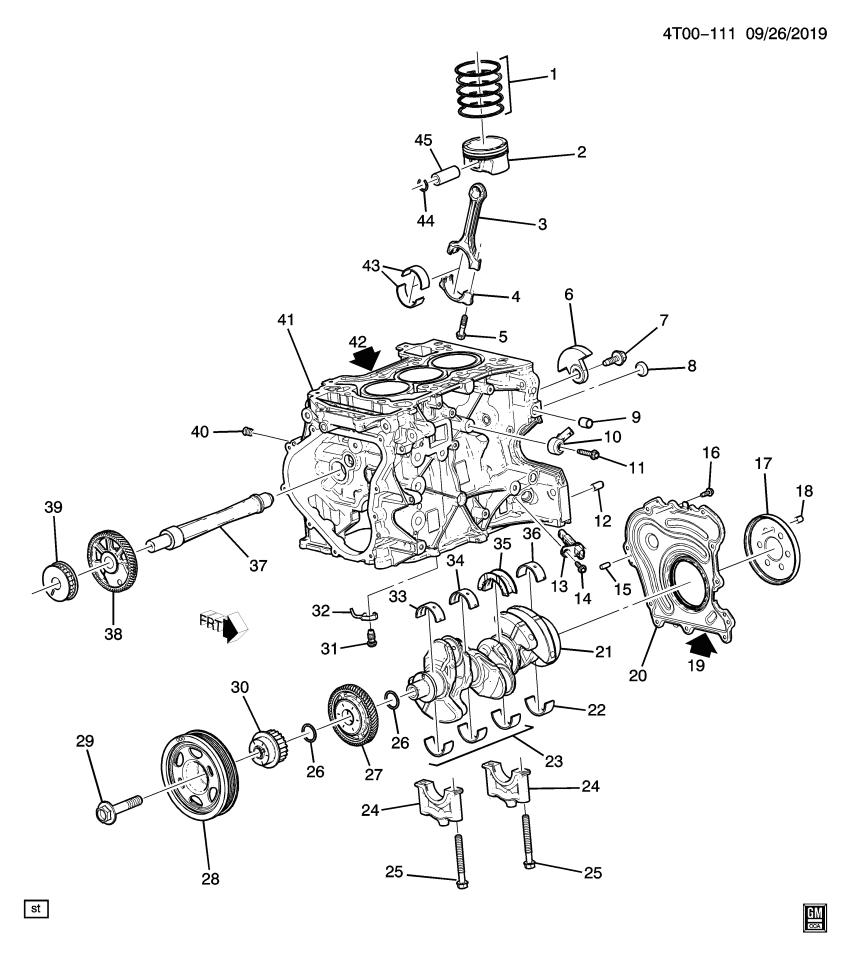 GM 25203500 SHAFT ASM-BALR