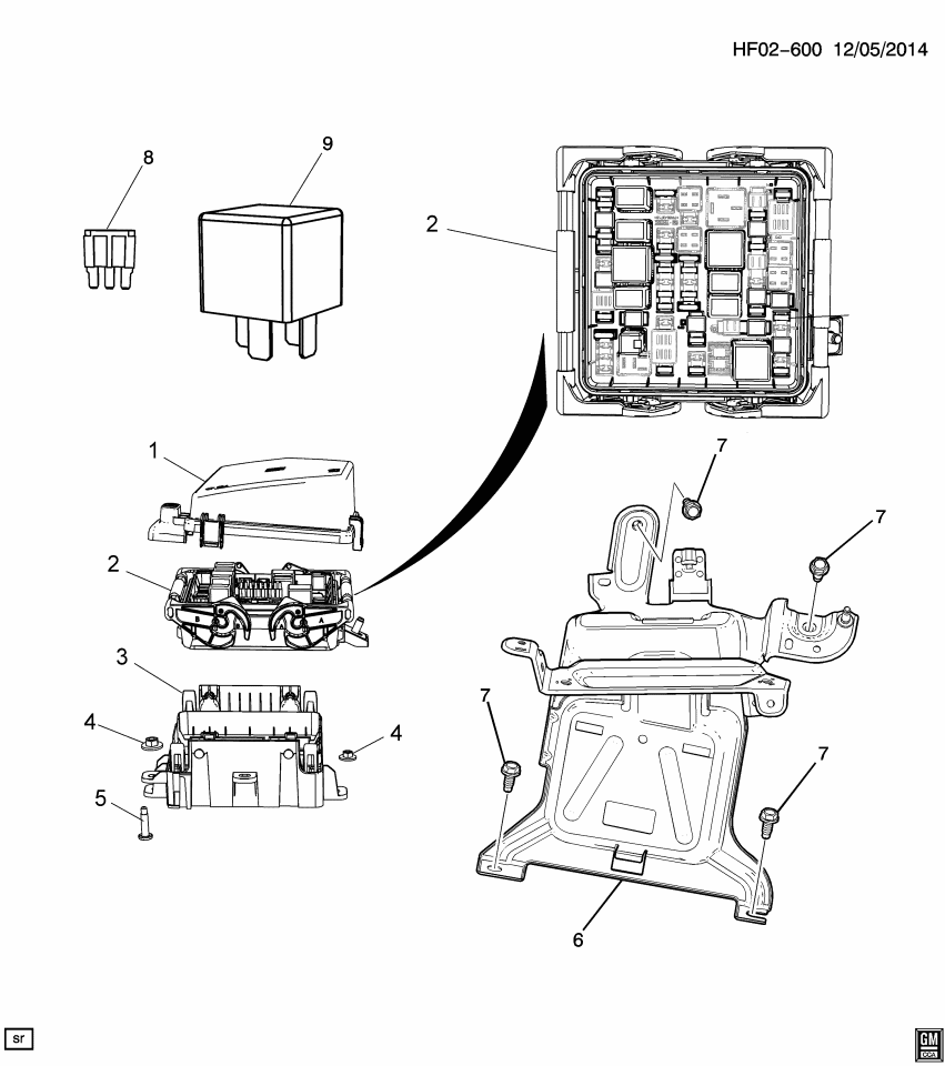 GM 92292382 Relay Asm-Horn