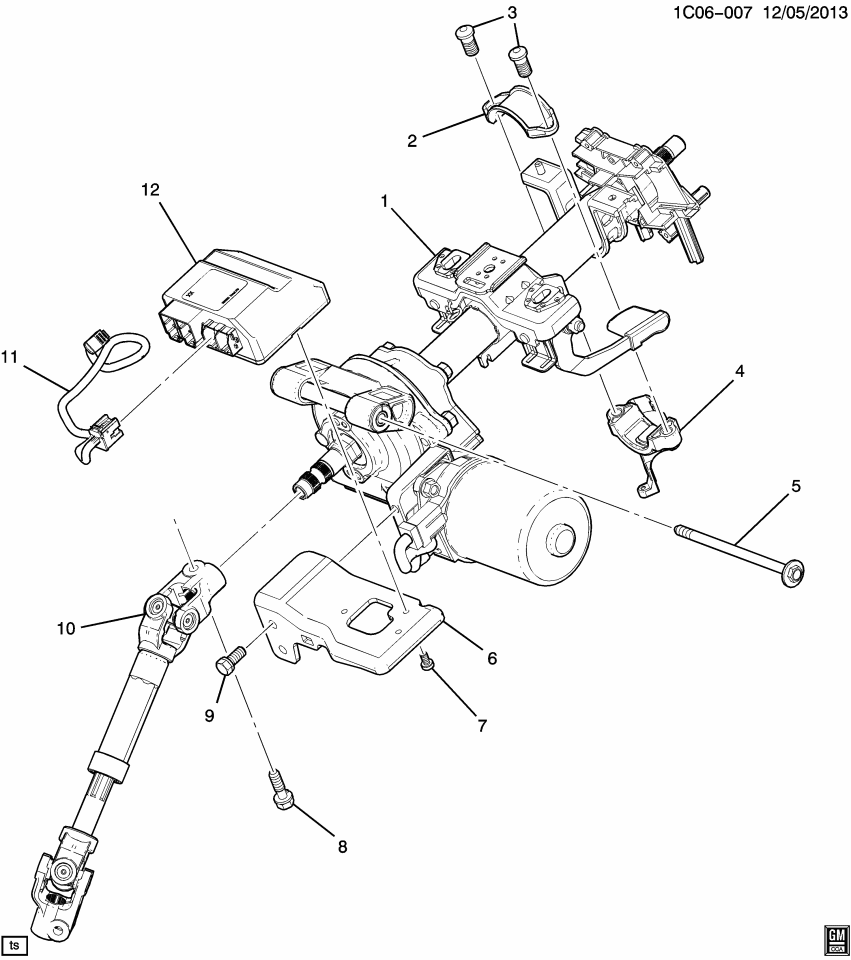 GM 95369852 Module Asm-Electronic P/S Motor Control