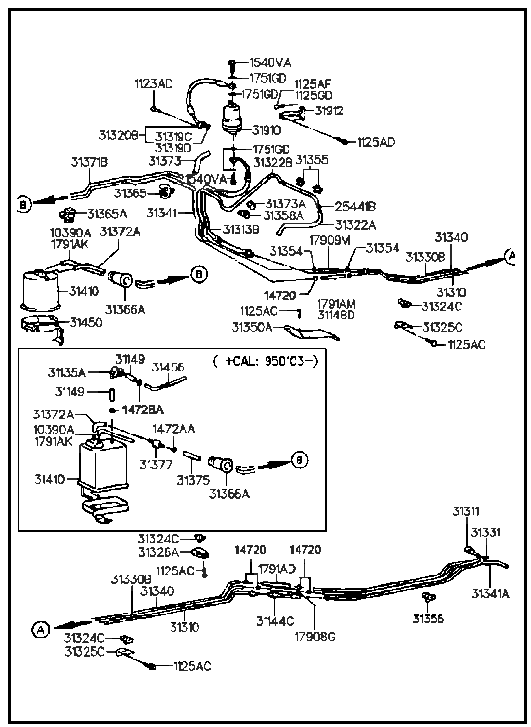 Hyundai 17909-08015 Hose