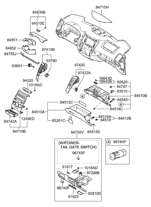 Hyundai 97288-3L000 Lamp Assembly-Foot