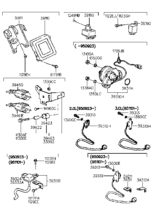 Hyundai 39311-35350 Bracket-Connector Mounting