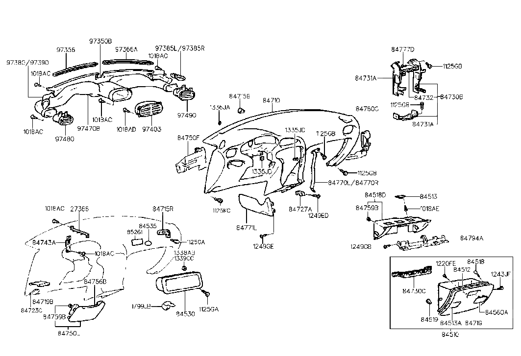 Hyundai 97314-29000-FK Cover-Defroster Nozzle, LH