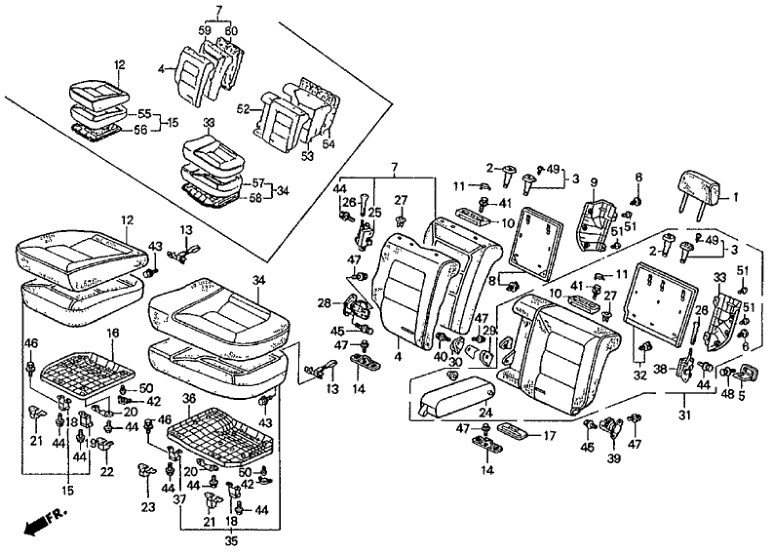 Honda 90105-SM5-000 Bolt-Washer (Lock T1)