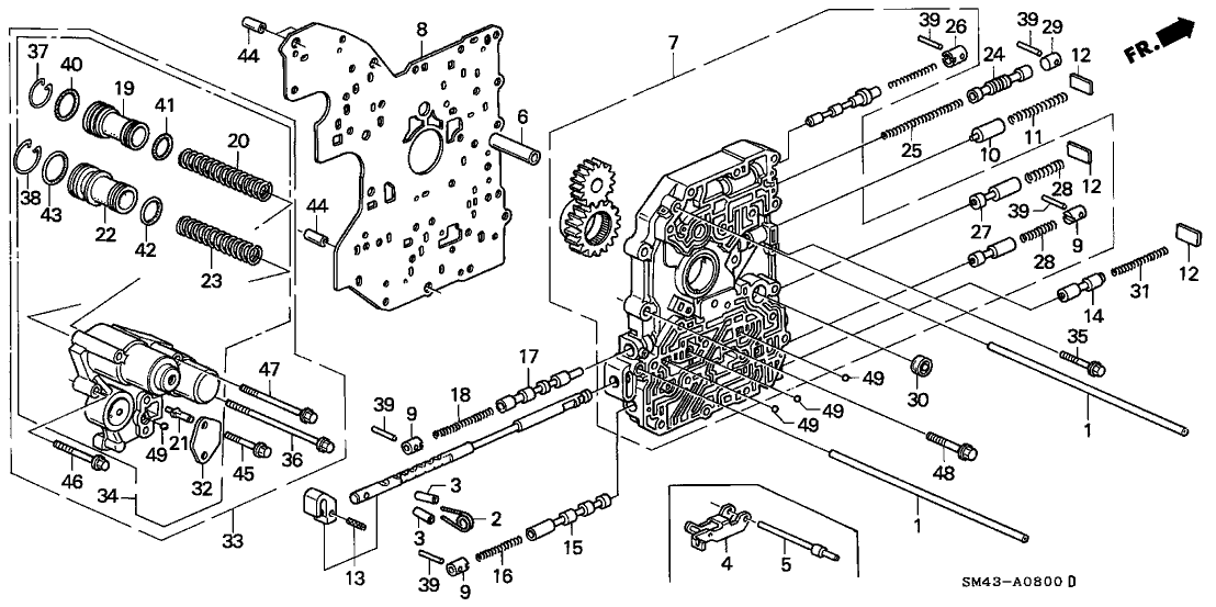 Honda 27112-PX4-800 Plate, Main Separating